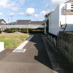 東面市道（南側から撮影）(外観)